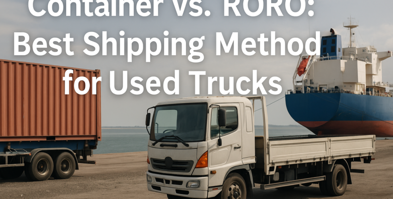 Container vs. RORO: Best Shipping Method for Japanese Trucks