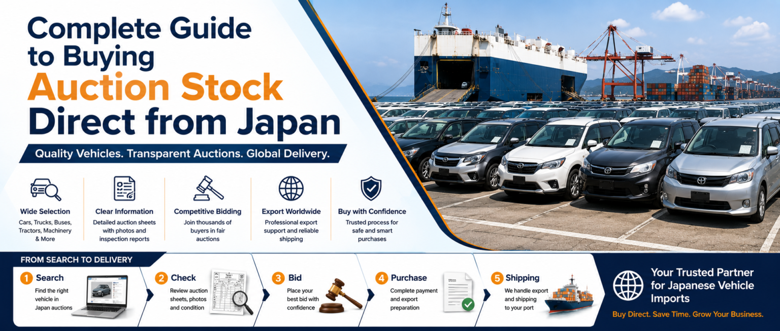 Complete Guide to Buying Auction Stock Direct from Japan